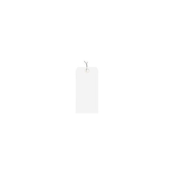 Box Packaging Shipping Tag Pre WiredNo 4 4-1/4L x 2-1/8W White 1000/Pack G11043G - main